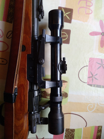 Pues lo dicho, compraría un Mauser k98k del calibre 7,62 (o 308 win) ya sea original  recalibrado tipo 31