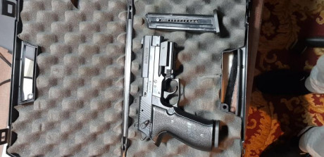 Sig Sauer Mosquito cal. 22. En bien estado y pocos disparos, en su maletín con varios muelles y manual. 01
