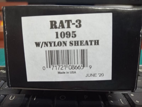 Cuchillo de supervivencia Ontario Rat 3 filo liso.
Nuevo sin uso alguno.
Un saludo 01