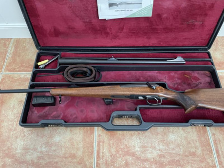 Vendido, se puede cerrar
Gracias 
Buenas, vendo rifle de cerrojo Merkel Kr1 de zurdo, el cañón matriz 02