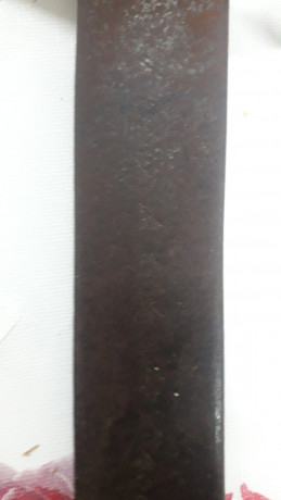 Buenas tardes compañeros, un amigo ha encontrado este sable del que no sabe la procedencia, en la hoja 01