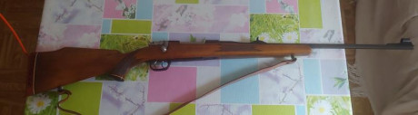 Hola, busco rifle clásico en madera tipo mauser / Santa Bárbara sin visor pero valoraría bases y anillas 52