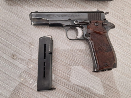 SE PUEDE QUITAR



Vendo Star SSuper cal. 9 corto.
Presenta desgastes del pavón normales de meter y sacar 02