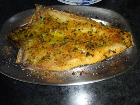 Hoy para comer acelgas hervidas y chuletón de vaca gallega vieja con seis semanas de maduración en cámara 72