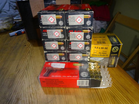 Muy buenas,

Vendo 540 vainas Geco del .45 ACP con 1 tiro, Tumbler y en sus cajas originales.

Aclaro 02