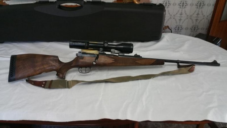 Rifle Mauser, calibre 300,modelo 66, mira sawroski,cerrojo al pelo, dos gatillos,
Precio 1500 euros... 00