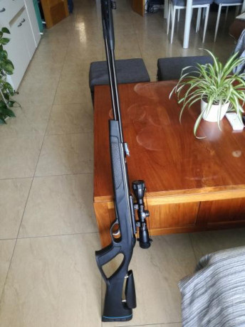 Vendo carabina gamo CFR WHISPER IGT es piston gas de cañon fijo muy precisa solo dispare 15 balines dentro 02