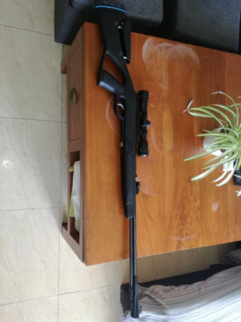 Vendo carabina gamo CFR WHISPER IGT es piston gas de cañon fijo muy precisa solo dispare 15 balines dentro 00