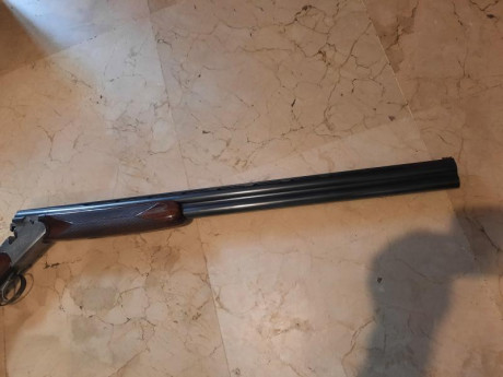 Se vende escopeta Beretta S58, de 75 cm de cañon, 1 y 3 estrellas, selector de tiro, tanto para sportin 02