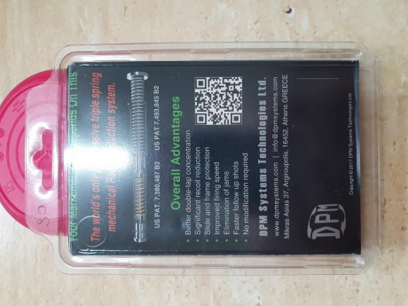 Como reza el encabezado, Muelle y guia DPM Glock 19 23 25 32 38 gen3
Sólo he tirado una caja con él,
45 00