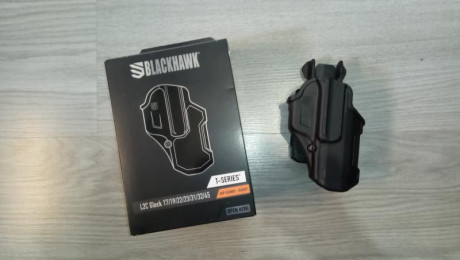 Vendo funda Blackhawk, modelo T-series para Glock 17-19.

Estado totalmente nuevo, solo se ha estrenado 01