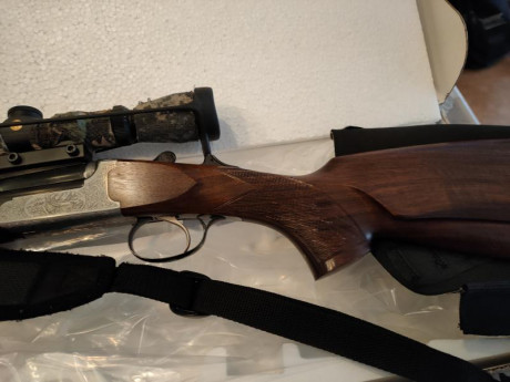 Vendemos este equipo, monotiro Sabatti SLK del calibre 222 Remington, nuevo 4 tiros para afinar la mira, 00