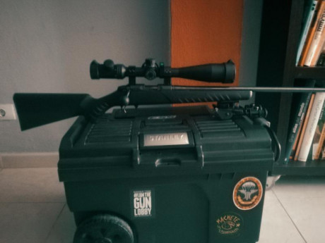 Cambio Carabina sako quad 22lr con dos años , lo cambio por Mini Rifle para disciplina ipsc o pistola 02