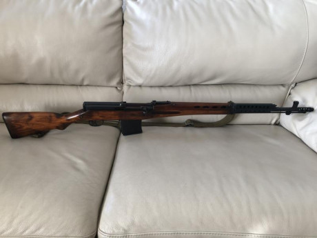 Saludos,
Vendo SVT-4O Tokarev calibre 7.62x54r fabricado en 1940. Semiautomático con cargador extraíble 00