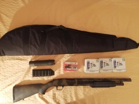 Buenas.
Vendo mossberg 500, calibre 12, cañón de 47 cm. Desconozco año de fabricación ya que la compré 00