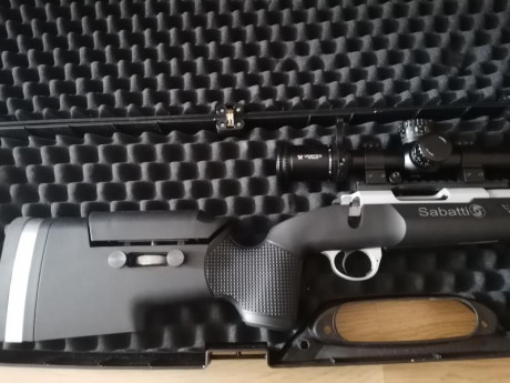 Hola.

Vendo Sabatti Tactical Syn en calibre 308 Win.
Tiene año y medio y justo se le ha hecho el rodaje 02