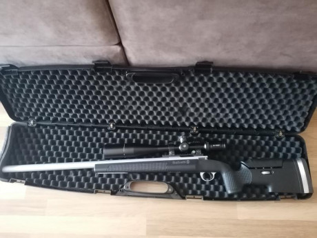 Hola.

Vendo Sabatti Tactical Syn en calibre 308 Win.
Tiene año y medio y justo se le ha hecho el rodaje 11