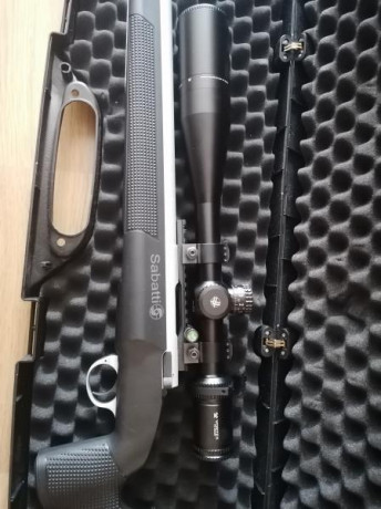 Hola.

Vendo Sabatti Tactical Syn en calibre 308 Win.
Tiene año y medio y justo se le ha hecho el rodaje 10