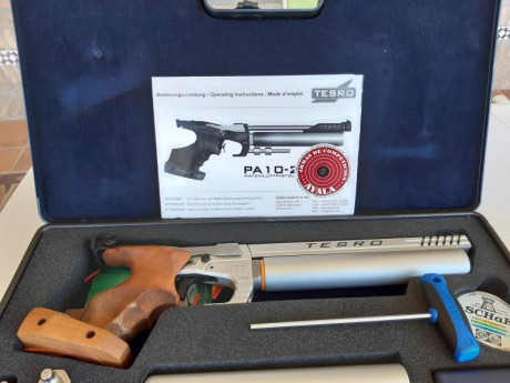 Vendo esta Tesro Pa10-2 modelo signum que es una preciosidad. La pistola tiene muy pocos tiros y cuenta 00
