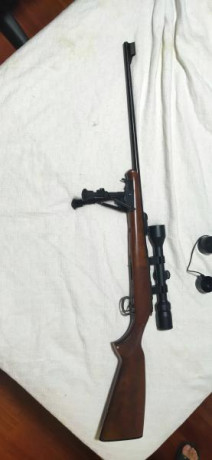 Buenas tardes, vendo este fusil CZ 452 con el visor mas cargadores de 5 y 10 cartuchos, se vende por no 01