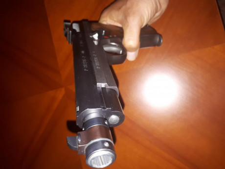 1850€ portes incluidos a península.
1365gr peso del disparador todavía.
Muy precisa no falla un solo disparo 00