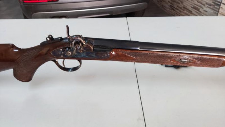 Vendo rifle de Avancarga Rigby 451 AMR C-44, se puede ver en Cartagena. PRECIO:   VENDIDO 
El arma se 00