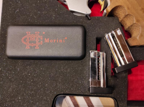 PISTOLA CAL.22LR MORINI CM22M
Utiliza alimentación de bala directa desde el cargador a recámara en lugar 12