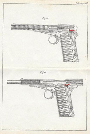 Busco piecerio de pistola Campo-Giro 1913-16,  sobre todo el expulsor (pieza Nº 23 en el despiece de la 00