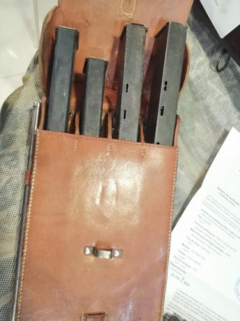Arma magnificamente conservada,posiblemente única en España,con certificado BOPE actual y dos bolsas rígidas 31