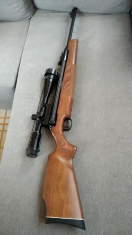 Pues eso vendo esta magnífica carabina comprada hace menos de un año y aunque me cuesta muchísimo desacerme 80