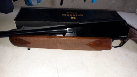 Vendo Browning BPR corredera belga, cal. 30/06, en muy buen estado. Bases y anillas Leupold QR, visor 81