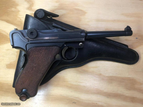 Busco luger P06 o P08 en calibre 7,65 Parabellum con cañón de 4,75" de longitud en buen estado, guiada 02