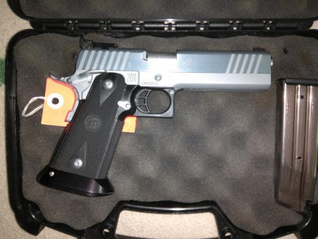 Estoy interesado en una pistola STI Edge en 9mm.
Sin modificaciones ni añadidos para Ipsc (seguros anulados, 20