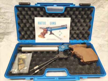 En venta una MatchGun MG1 cal 4,5 estado perfecto
La cacha es talla S
Se encuentra en provincia de Barcelona
 01