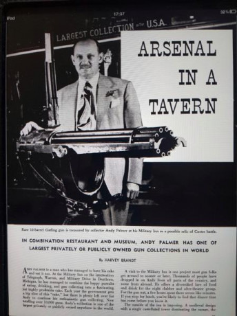 Publicado en la revista GUNS en 1956. Este caballero de Oklahoma comenzó a comprar armas en la década 02