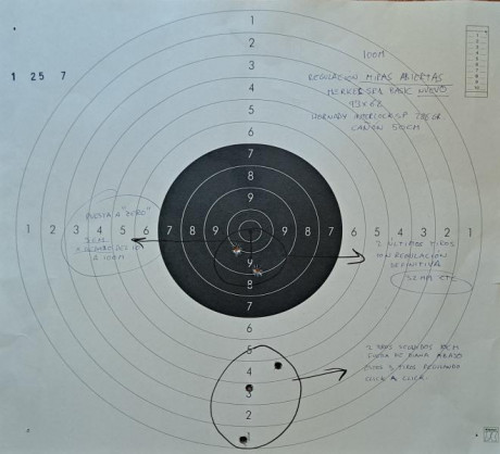 ¿Nos animamos a mostrar blancos de nuestros rifles de caza habituales? Con la munición que habitualmente 120