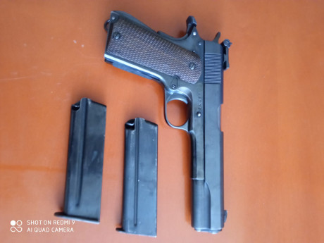 Vendo Pistola Llama modelo Extra con 2 cargadores. Calibre 9 largo aunque también puede usar 38. Para 02