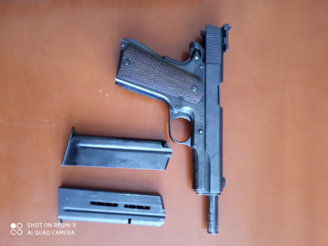 Vendo Pistola Llama modelo Extra con 2 cargadores. Calibre 9 largo aunque también puede usar 38. Para 01