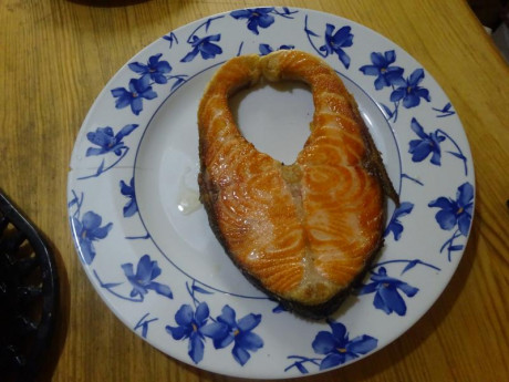 Hoy para comer acelgas hervidas y chuletón de vaca gallega vieja con seis semanas de maduración en cámara 141