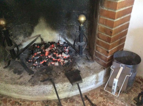 Hoy para comer acelgas hervidas y chuletón de vaca gallega vieja con seis semanas de maduración en cámara 72