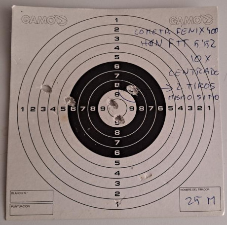 Bueno, para animar el foro un poco, propongo colgar fotos de dianas y arma usada para ello, pudiendo ser 130