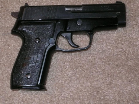 Vendo mi sig Sauer p228 con tres cargadores guiada en A
350 euros 00
