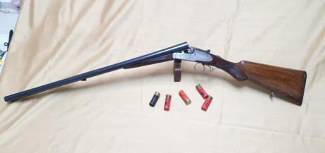 Vendo paralela, yuxtapuesta Victor Sarasqueta, modelo Hispania, en perfecto funcionamiento, cañones de 31