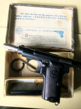 Se vende Astra 300, guiada en "F" 
Dos cargadores, baqueta y caja original.
Se puede ver y probar 02