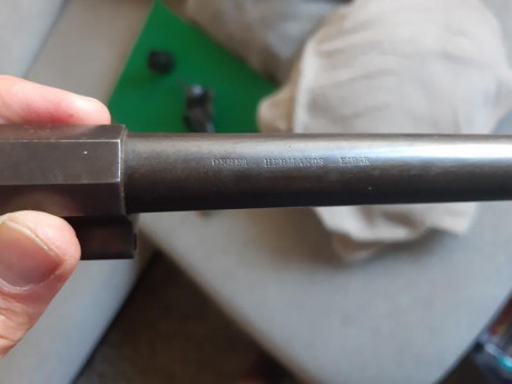 Vendo Revolver ORBEA Hermanos Eibar Modelo 1858, sistema Lefaucheux,  modelo reglamentario del año 1858, 02