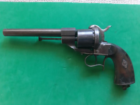 Vendo Revolver ORBEA Hermanos Eibar Modelo 1858, sistema Lefaucheux,  modelo reglamentario del año 1858, 01