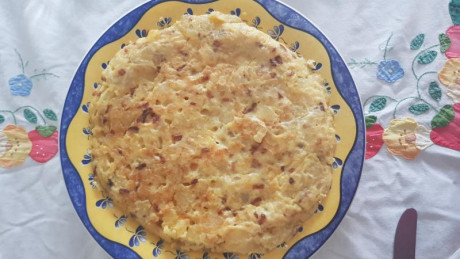 Hoy para comer acelgas hervidas y chuletón de vaca gallega vieja con seis semanas de maduración en cámara 171