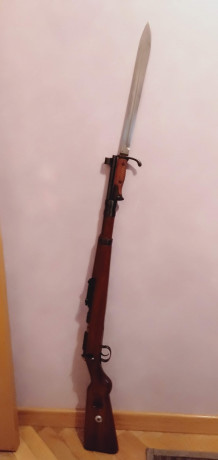 Preciosa carabina de cerrojo Norinco JW-25 calibre 22 lr cañon de 52,5 cm copia del fusil Mauser K98 fabricado 02