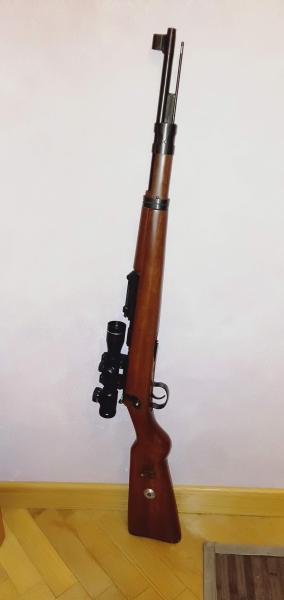 Preciosa carabina de cerrojo Norinco JW-25 calibre 22 lr cañon de 52,5 cm copia del fusil Mauser K98 fabricado 01