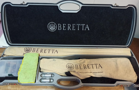 Escopeta de tiro al plato beretta 692 trap, muy nueva, cañones de 76 cms steelium plus, anima de 18,4 02
